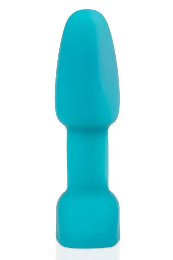 Анальна пробка B-Vibe Rimming Plug Petite 12.4 см (бірюзовий) - фото 4