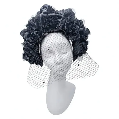 Обруч Донна Роза с цветами - фото 1