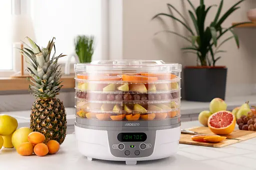 Сушарка Ardesto для продуктів FDB-5321T 250 Вт/5 піддонів білий - фото 4