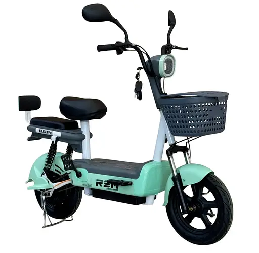 Електроскутер Двомісний Corso RSM-60093 (500W; 48V/20Ah) Бірюзовий