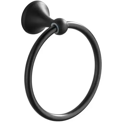 Тримач для рушника кільце Rea 332867A black REA-06922 Чорний матовий - фото 1