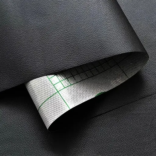 Самоклеющаяся экокожа в рулоне 1.37х1м х 0.5мм Черный SW-00001358 - фото 1