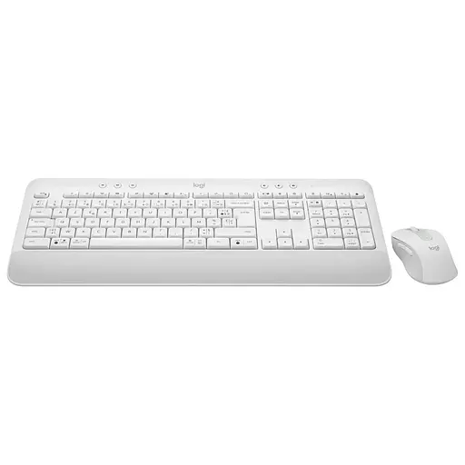 Комплект (Клавіатура та Миша) Logitech MK650 Signature Combo UA (920-011032) Wireless Off-White - фото 2