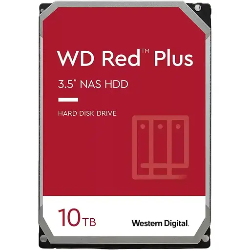 Жесткий диск 3.5" WD Red Plus NAS 10TB SATA 256MB (WD101EFBX) [141090]