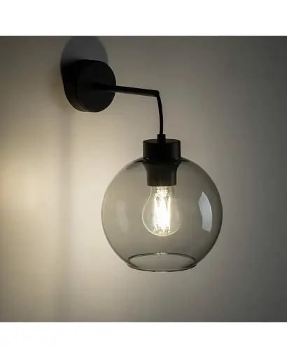 Бра Tk Lighting 10243 Cubus E27 1x15W IP20 Bk - фото 2