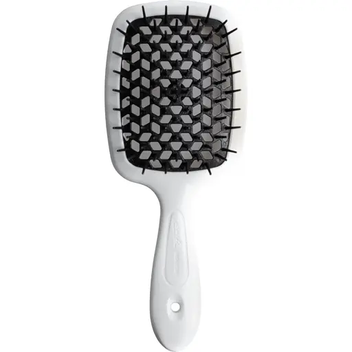 Щітка для волосся Janeke Superbrush Standard біла з чорним