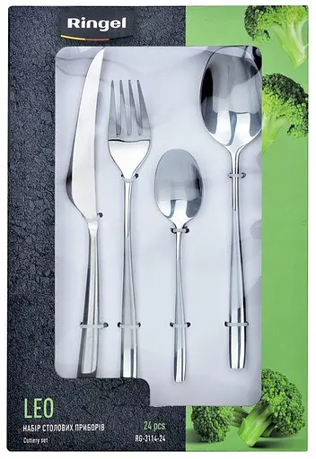 Набір столових приборів Ringel Leo 24 предмета (RG-3114-24) - фото 5