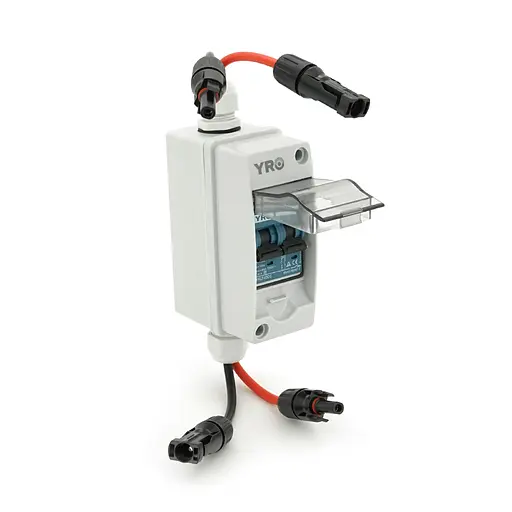 Вимикач навантаження постійного струму для сонячних систем HT-2D2 2P 32A 550V MC4 підключення верх-низ - фото 1