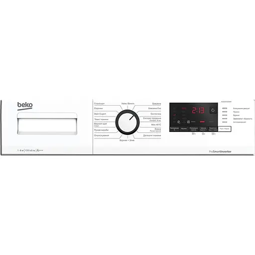 Стиральная машина Beko фронтальная 6 кг 1200 A+++ 45 см дисплей инвертор белый - фото 4