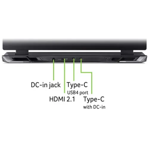 Ноутбук Ігровий Acer Nitro 17 AN17-42-R6V1 5 8645HS la 50GHz,17.3'',IPS,16GB DDR5,1TB,4050,Без ОС - фото 16