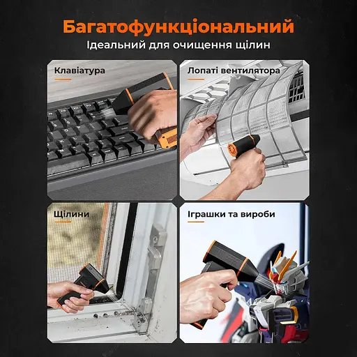 Бездротовий повітродув Wolfbox MF50 110000RPM 150g force (MF50) - фото 5