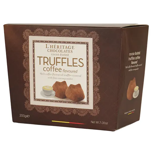Цукерки L'Heritage Chocolates шоколадний трюфель з кавою 200 г - фото 3