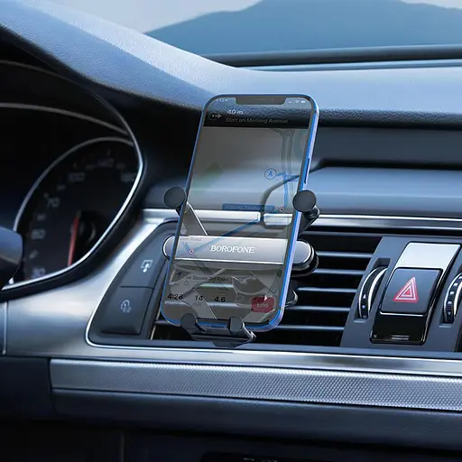 Держатель Borofone Supreme gravity linkage car holder BH51 - фото 3