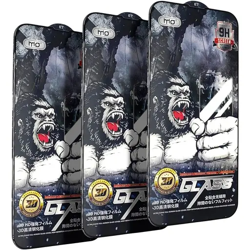 Захисне скло DK для Apple iPhone 14 Plus Full Glue 3D MO King Kong 016135 black 3 шт.