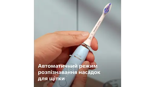 Электрическая зубная щетка Philips Sonicare HX7406/02 серии 6100 бело-голубая - фото 5