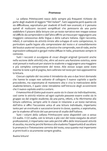 Primiracconti (A2-B1). Il manoscritto di Giotto - фото 3