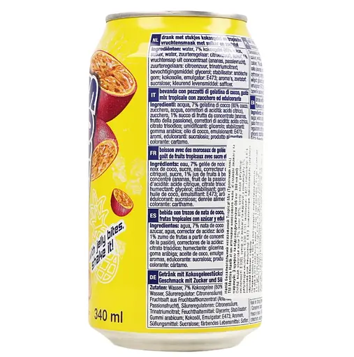 Напиток Mentos Tropical Mix газированный безалкогольный 0.34 л - фото 3
