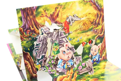 Книжка-панорамка. Троє поросят - фото 4