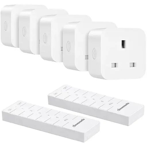 Розетки с дистанционным управлением DEWENWILS 13A 3120W Heavy Duty Wireless On