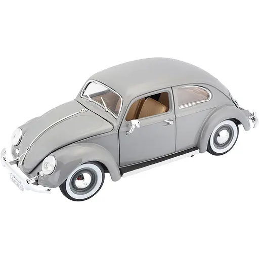 Автомодель Bburago Volkswagen Kafer Beetle 1955, 1:18 серая (18-12029 GY)