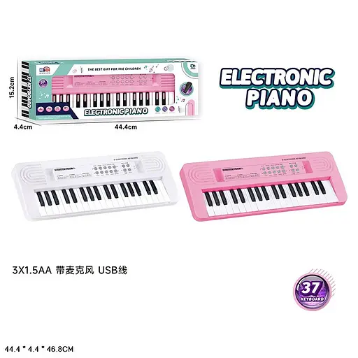 Пианино, AB-3705A/B, 44.4 см (в ассортименте) - фото 2