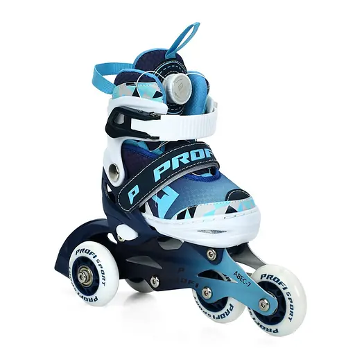 Дитячі розсувні ролики A4156-XS-BL, розмір 27-30 - фото 6