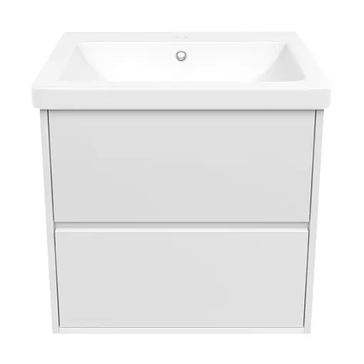 Тумба з умивальником Volle Teo 65 см Білий 15-88-61 - фото 2