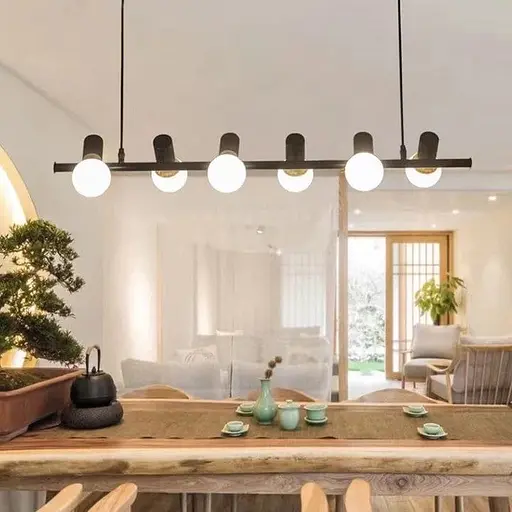 Підвісна люстра видовженої форми | Line F | Арт. JU18/6 - фото 3