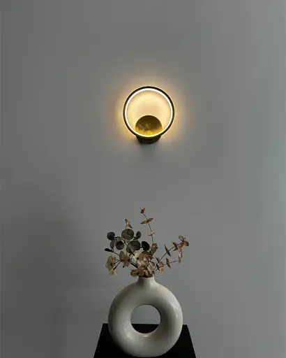 Бра, настенный светильник Goldlux 328489 Roman LED 1x11.5W 4000K 700Lm IP20 Золотой - фото 3