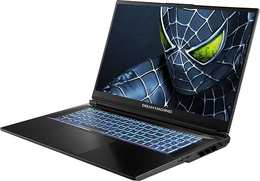 Ноутбук Dream Machines 17.3 RG5050-17 FHD IPS/Intel i9-14900HX/16GB/1TB/RTX 5050 8GB/DOS/Black (RG5050-17UA29) - фото 2