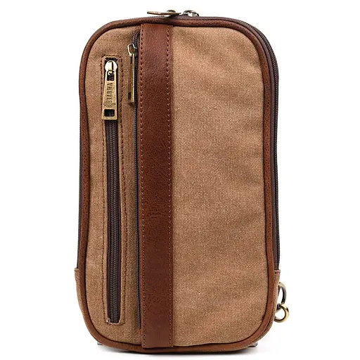 Кожаная мужская сумка через плечо TARWA 23х28х4 см sum0025344 - фото 3