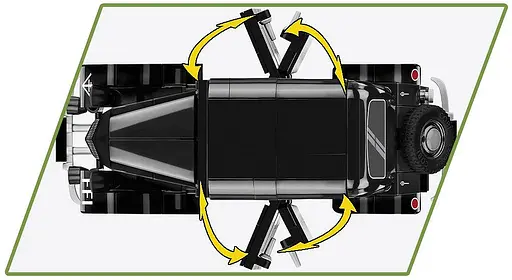 Конструктор COBI автомобіль Citroen Traction 11CV BL 1:35 2266 - фото 5