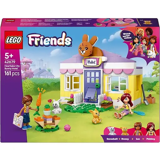 Конструктор LEGO Friends Отель Bunny в Хартлейк-Сити 161 деталь (42679)