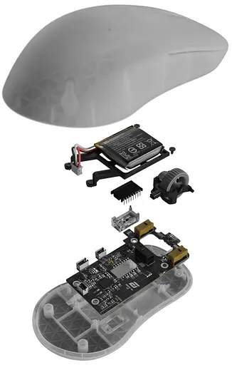 Мышь ENDGAME GEAR XM2w 4k v2 White (Transparent) (PGW-EG-MOU-082) - фото 7