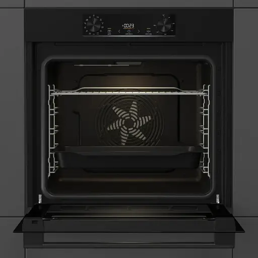 Духова шафа Gorenje електрична, 77л, A, дисплей, IconLed, піроліз, чорний - фото 4