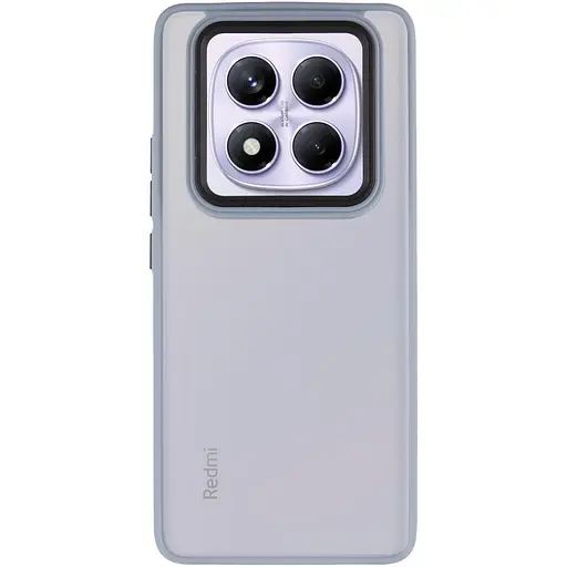 Чехол Epik TPU+PC Lyon Frosted для Xiaomi Redmi Note 14 Pro 4G Sierra Blue - фото 2