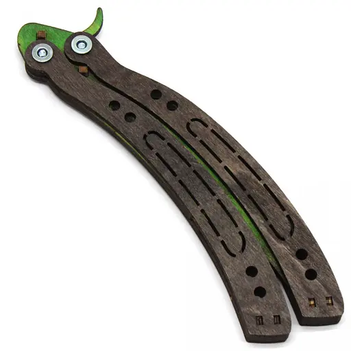 Ніж Метелик "CS GO. Emerald" BAL-E Сувенір-декор (4820242360085) - фото 3