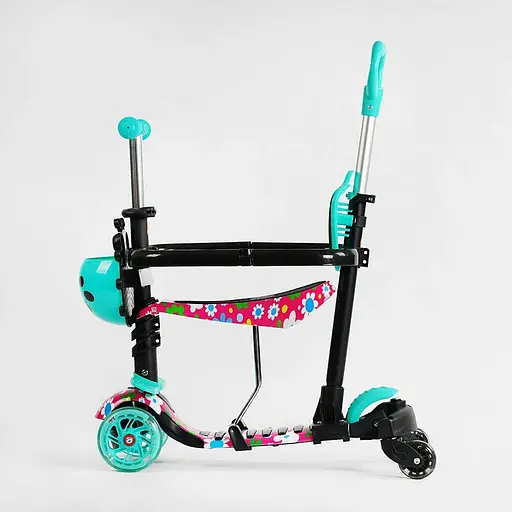 Дитячий скутер 5 в 1 Best Scooter L-S78415 бірюзовий - фото 2