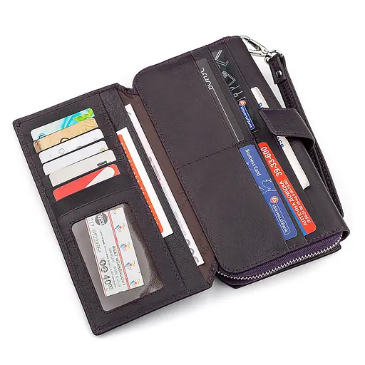 Женский кожаный кошелек (ST228) ST Leather 10.5х20х3.5 см acs0015529 - фото 3