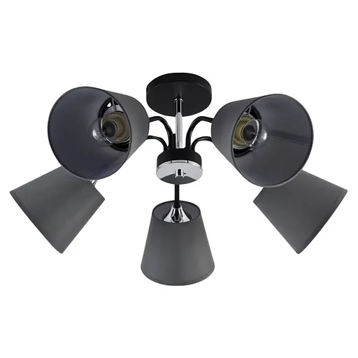 Декоративная люстра VALESO V XA1459/5 BK+CR - фото 2