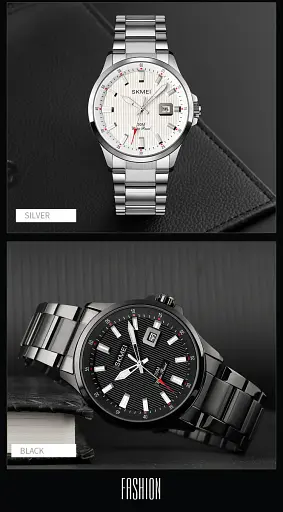 Наручний годинник Skmei 1654 Black, 1654BK (18391) - фото 9