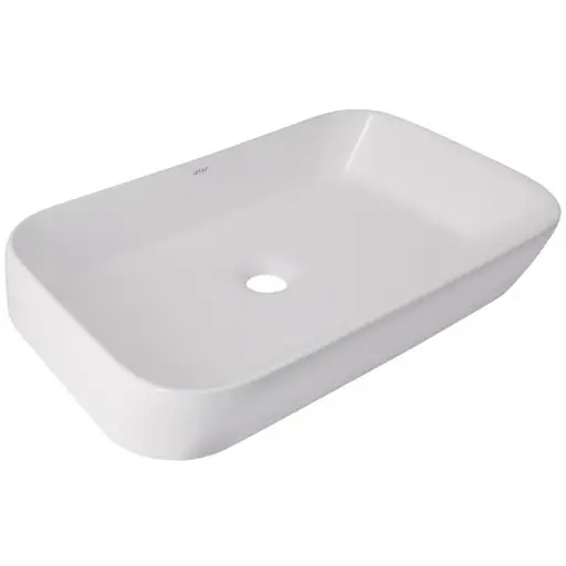 Раковина накладная Qtap Scorpio 550x390x120 White с донным клапаном QT14112243WN48463 - фото 1