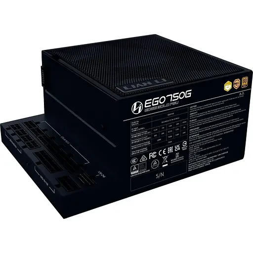 Блок живлення Lian Li Edge 750W 80+ Gold Black (G9P.EG0750G.B000.EU) - фото 1