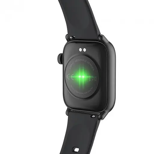 Смарт годинник Hoco Y3 Smart Watch (Bluetooth сенсорний екран) Чорний - фото 6