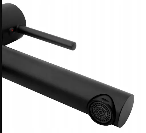 Смеситель для умывальника Rea Tess black высокий REA-B0229 Черный - фото 3