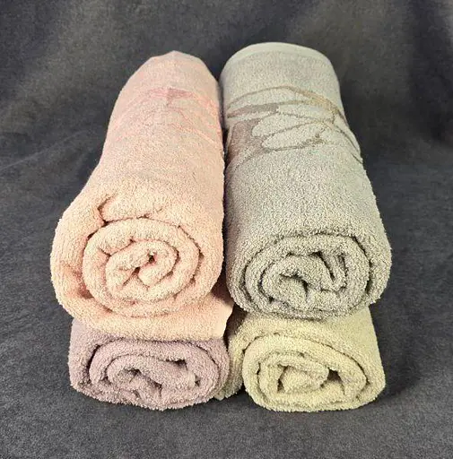 Банний рушник махра 70х140 D-194-96 набір махрових рушників для душу бані сауни 8 шт. різні кольори - фото 4