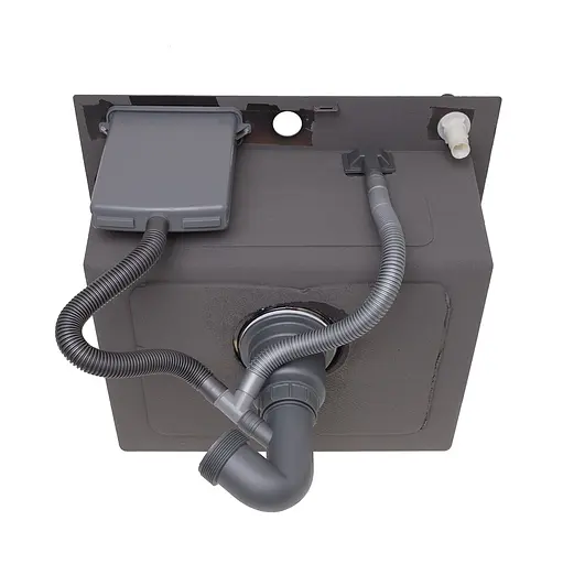 Кухонная мойка накладная из нержавеющей стали 45 см Nett NS-5245, Нержавеющая сталь - фото 10