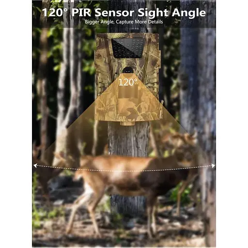 Фотоловушка HT001B Камера с датчиком движения и ночной съемкой 12Mp 850nm IP54 - фото 3