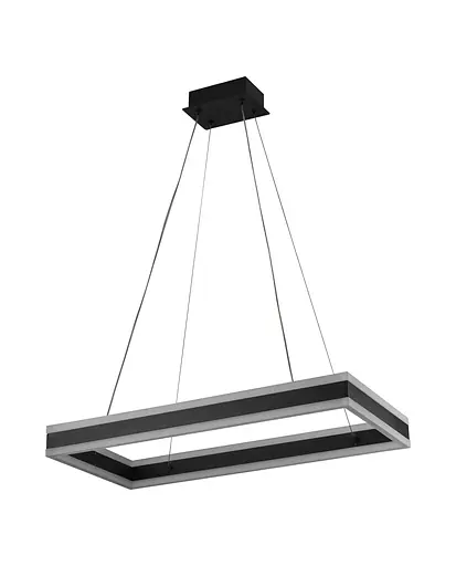 Стельова світлодіодна люстра QQD3093 (Чорний) - фото 5