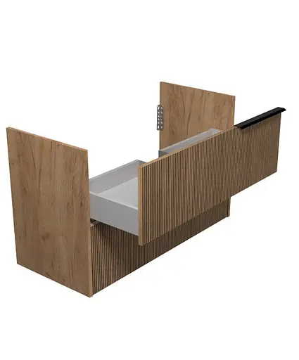 Тумба Мойдодир Grace 100-A під умивальник дуб підсмажений - фото 2